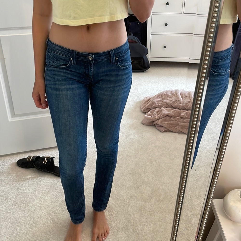 VIGOSS collection denim skinny jeans - low rise